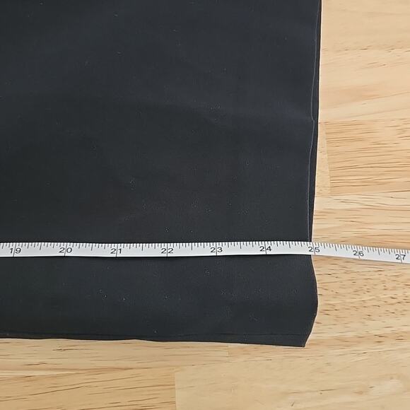 J.Crew Petite Cropped Wide Leg Cropped Chino Pant Black Size 8P CG390 Office - Picture 7 of 9